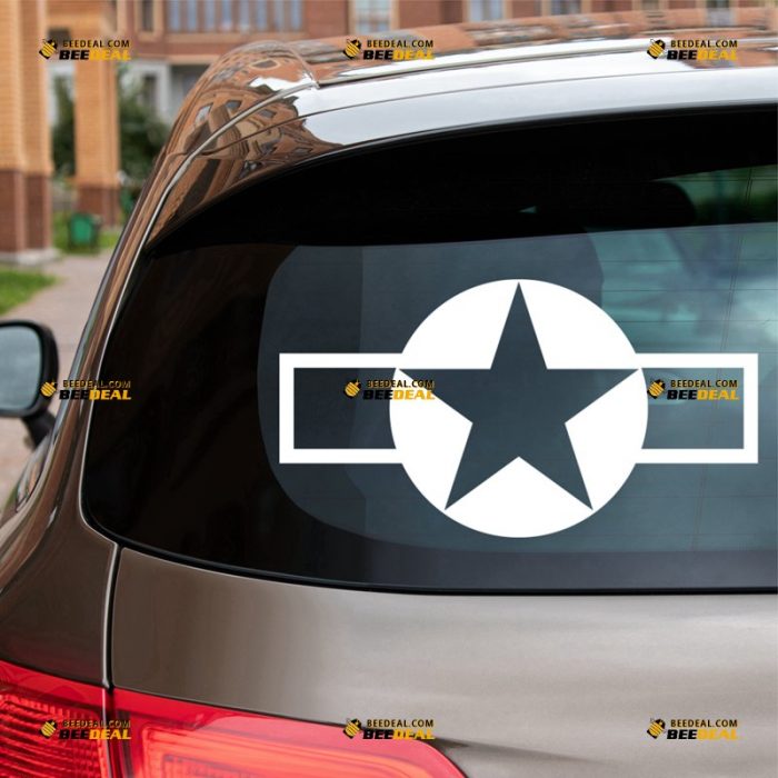 Air Force Star Sticker Decal Vinyl – For Car Truck Bumper Window – Custom, Choose Size Color – Die Cut No Background 7232059
