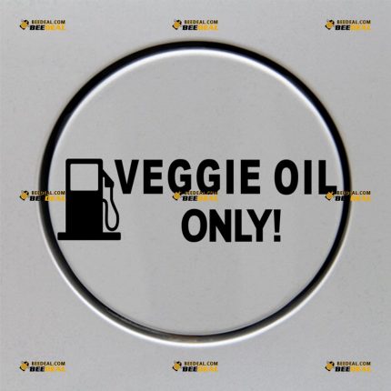 Veggie Oil Only Sticker Decal Vinyl, Fuel Door Cap Gas Notice – For Car Truck Van SUV – Custom, Choose Size Color – Die Cut No Background 62930943