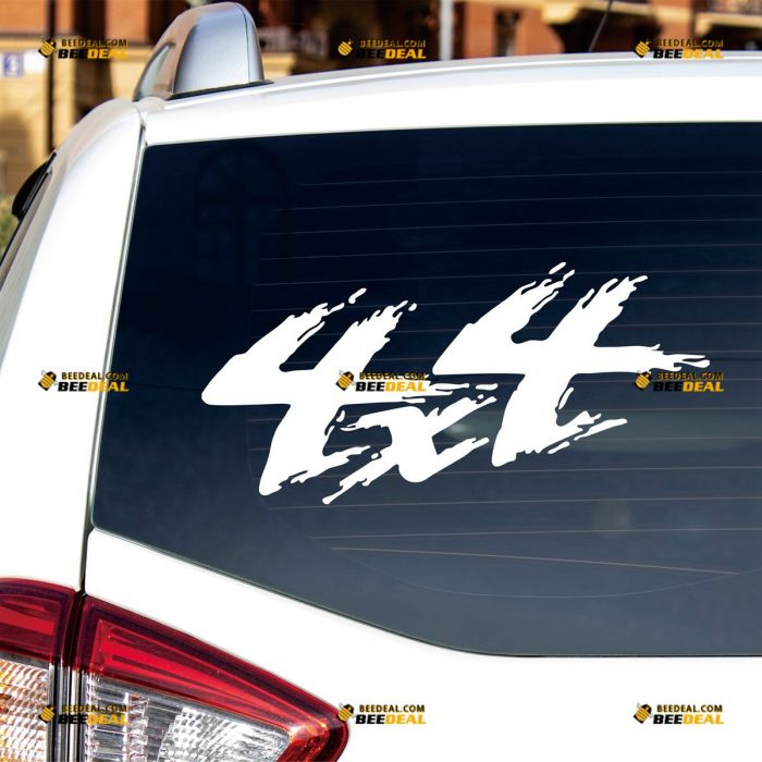 4X4 Sticker Decal Vinyl, Off Road, Fit For Jeep Ford Chevrolet Toyota – Custom Choose Size Color – For Car Truck – Die Cut No Background 062530918