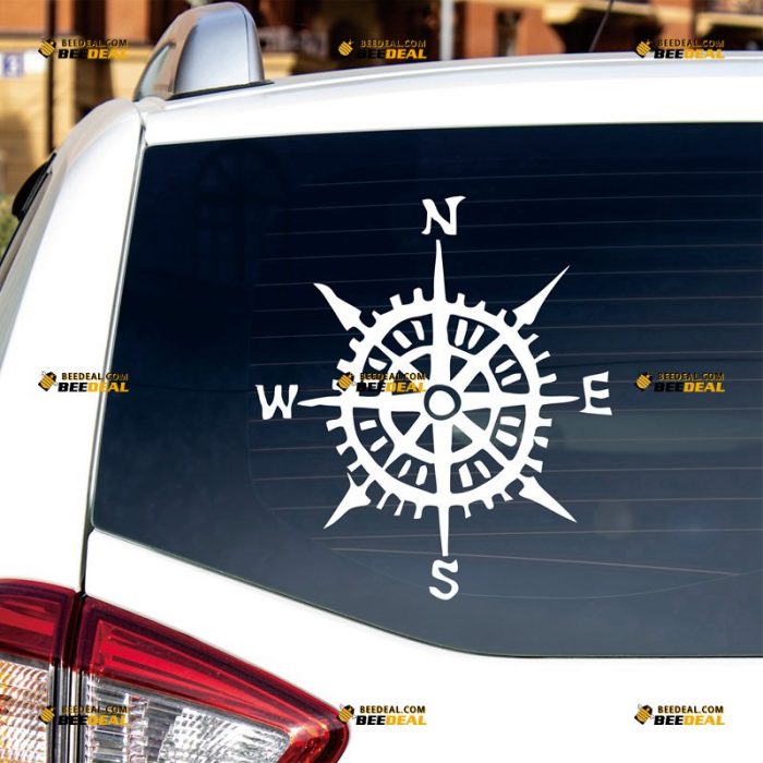 4X4 Off Road Compass Sticker Decal Vinyl – Fit For Jeep Ford Chevy Toyota – Custom Choose Size Color – For Car Laptop Window Boat – Die Cut No Background 083006