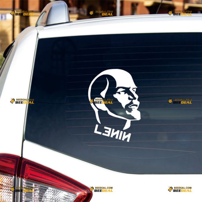 Vladimir Lenin Sticker Decal Vinyl, Soviet Union, Russian CCCP – Custom Choose Size Color – For Car Laptop Window Boat – Die Cut No Background 212023