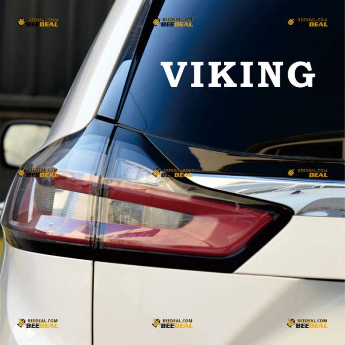 Viking Sticker Decal Vinyl, Lettering Text, Odin, Norse – Custom Choose Size Color – For Car Laptop Window Boat – Die Cut No Background