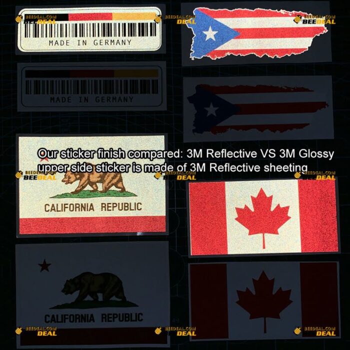 California Sticker Decal Vinyl, Cali State Flag Bear And Star – For Car Truck Bumper Bike Laptop – Custom, Choose Size, Reflective or Glossy 72531349