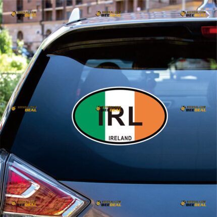 Ireland Sticker Decal Vinyl, Irish IRL Oval Code – For Car Truck Bumper Bike Laptop – Custom, Choose Size, Reflective or Glossy 71632129