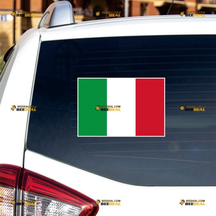 Italian Flag Sticker Decal Vinyl Italy Italia – For Car Truck Bumper Bike Laptop – Custom, Choose Size, Reflective or Glossy 71632230