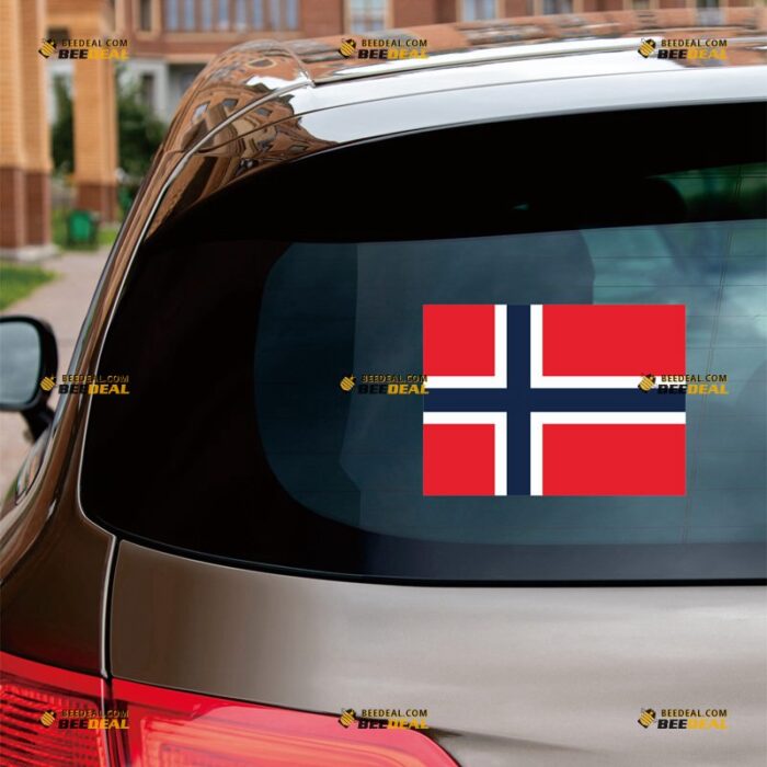 Norway Sticker Decal Vinyl, Norwegian Flag – For Car Truck Bumper Bike Laptop – Custom, Choose Size, Reflective or Glossy 71632149