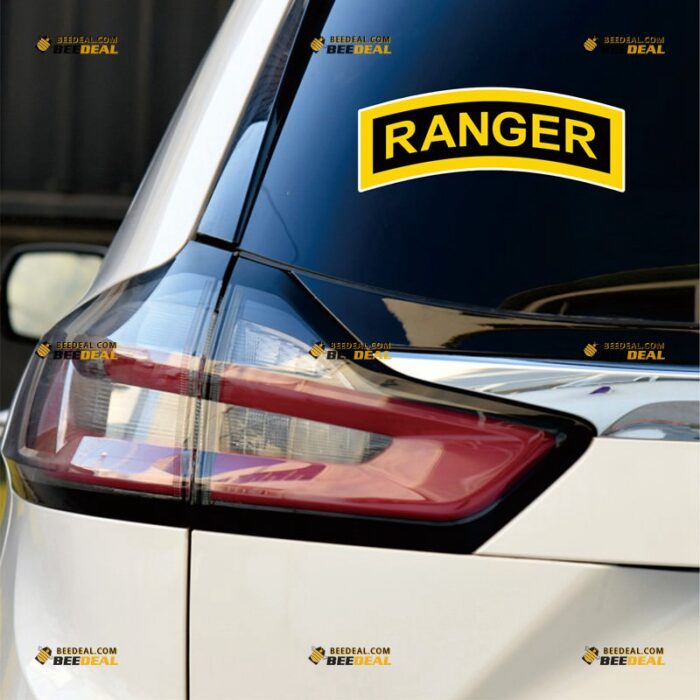 Ranger Sticker Decal Vinyl Airborne Army – For Car Truck Bumper Bike Laptop – Custom, Choose Size, Reflective or Glossy 72032149