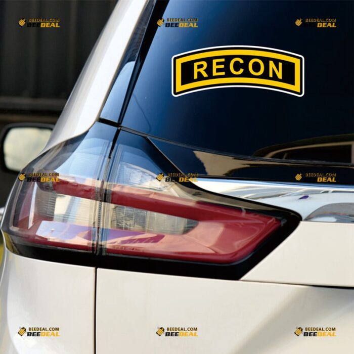 Recon Sticker Decal Vinyl Ranger Army Recce – For Car Truck Bumper Bike Laptop – Custom, Choose Size, Reflective or Glossy 72032150
