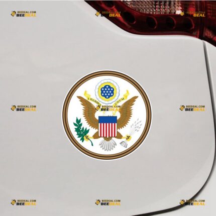 United States Great Seal Sticker Decal Vinyl – For Car Truck Bumper Bike Laptop – Custom, Choose Size, Reflective or Glossy 71632204