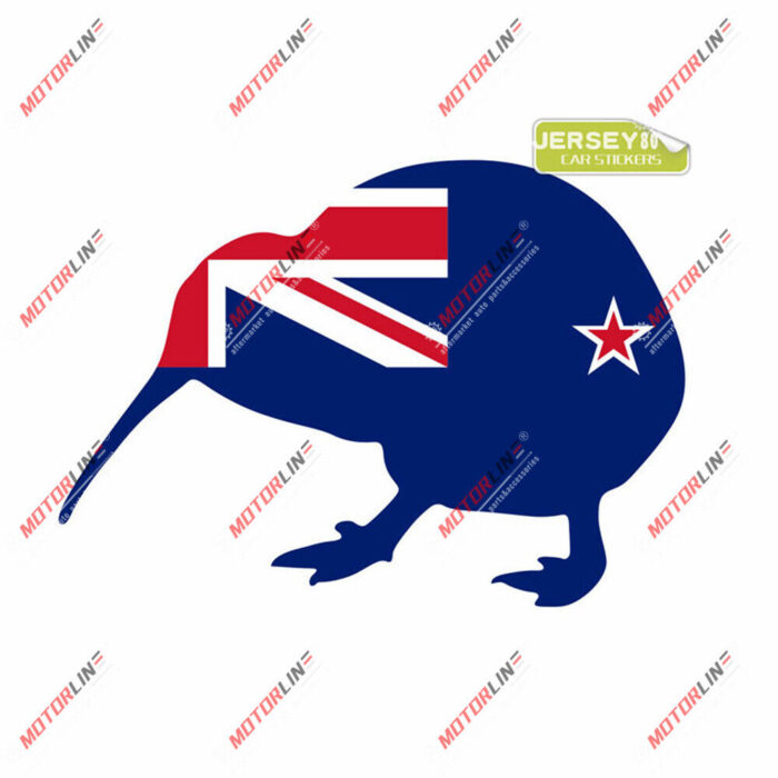 Kiwi Bird New Zealand Flag Decal Sticker Car Vinyl Reflective Glossy pick size