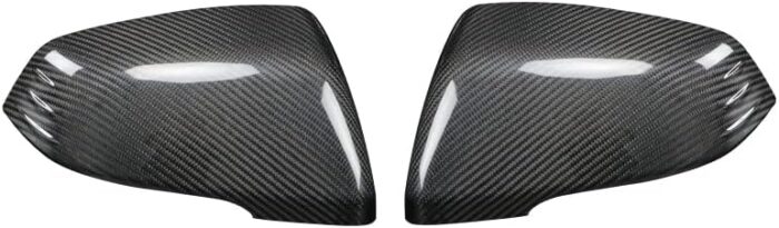 JSWAN Carbon Fiber Door Mirror Covers Side Mirror Rearview Cover Caps Rearview Replacement For GR Supra A90 Door Rearview Mirror Cover Cap Exterior Protect Accessories