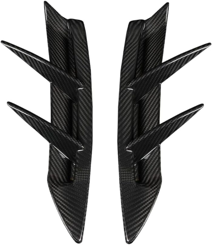 JSWAN Carbon Fiber Rear Bumper Diffuser Spoiler for Supra A90 GR MK5 Side Splitter Spoiler Tail Light Sticker Rear Bumper Diffuser Shark Fin Spoiler Covers Tail Wing Bumper Spoiler Kit