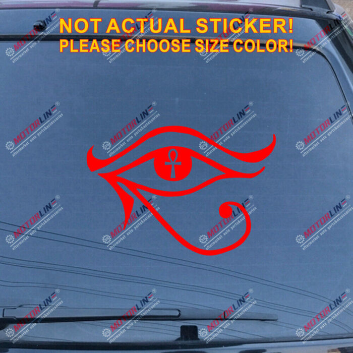 Eye of Horus Egypt Decal Sticker Egyptian Symbol God Car Vinyl pick size color c