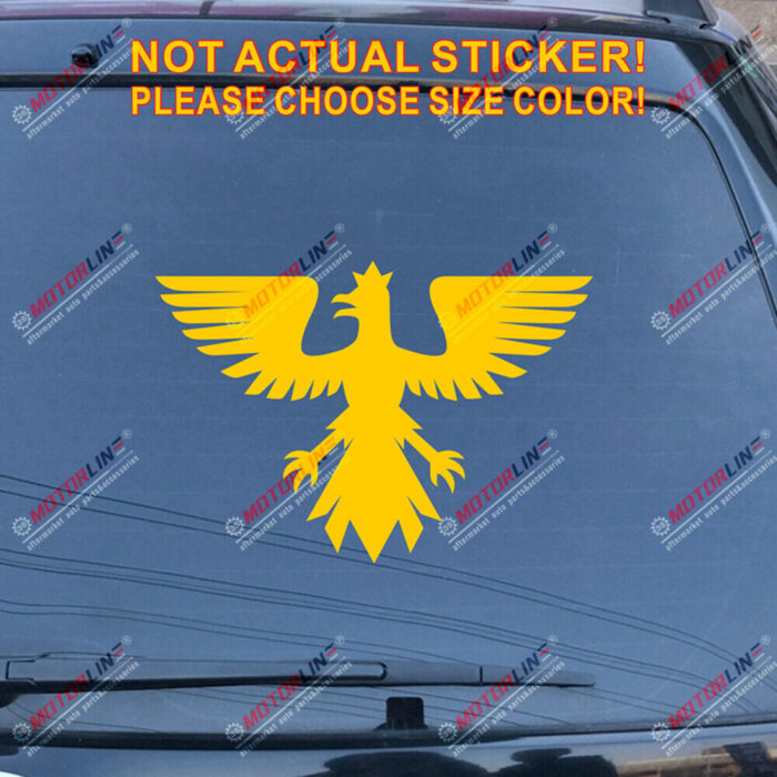 Polish Eagle Poland Coat of Arms Decal Sticker Orzeł Biały Herb Polski Viny c