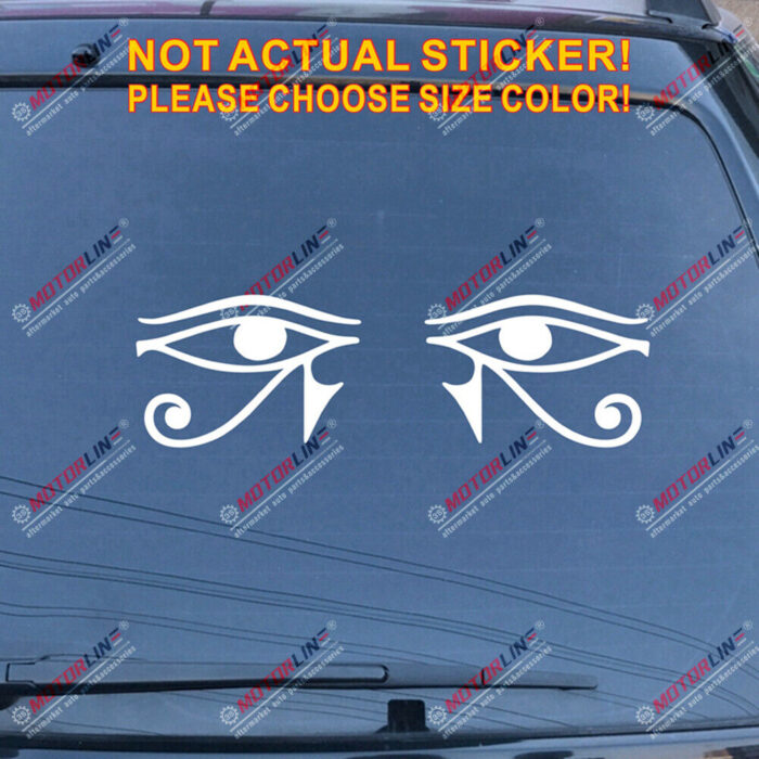 Eye of Horus Egypt Decal Sticker Egyptian Symbol God Car Vinyl pick size color g