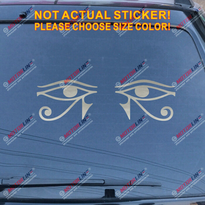 Eye of Horus Egypt Decal Sticker Egyptian Symbol God Car Vinyl pick size color g