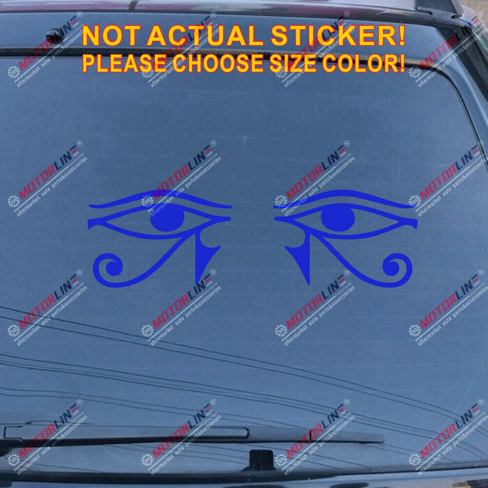 Eye of Horus Egypt Decal Sticker Egyptian Symbol God Car Vinyl pick size color g