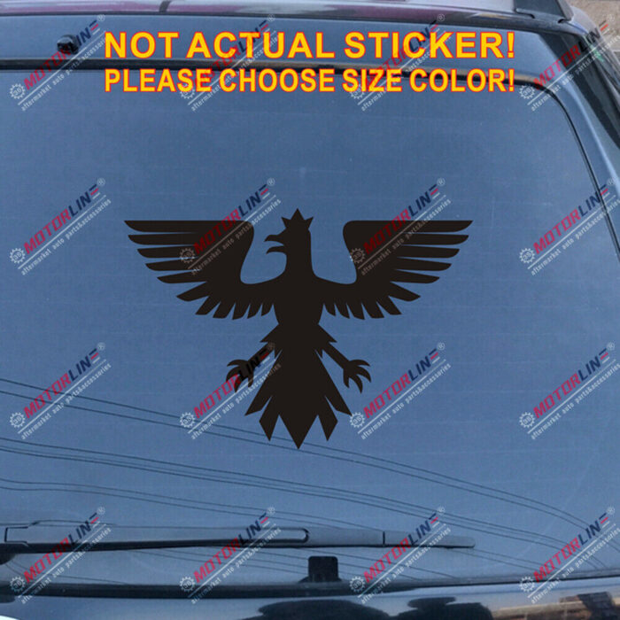 Polish Eagle Poland Coat of Arms Decal Sticker Orzeł Biały Herb Polski Viny c