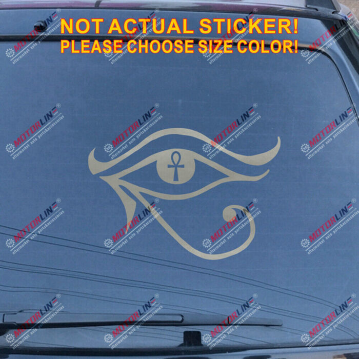 Eye of Horus Egypt Decal Sticker Egyptian Symbol God Car Vinyl pick size color c