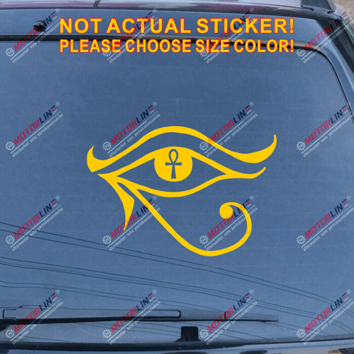 Eye of Horus Egypt Decal Sticker Egyptian Symbol God Car Vinyl pick size color c