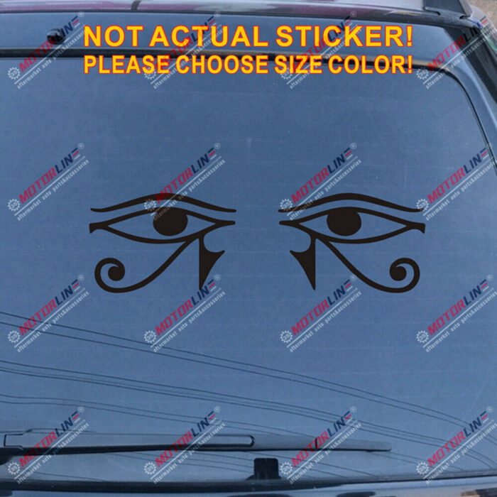 Eye of Horus Egypt Decal Sticker Egyptian Symbol God Car Vinyl pick size color g