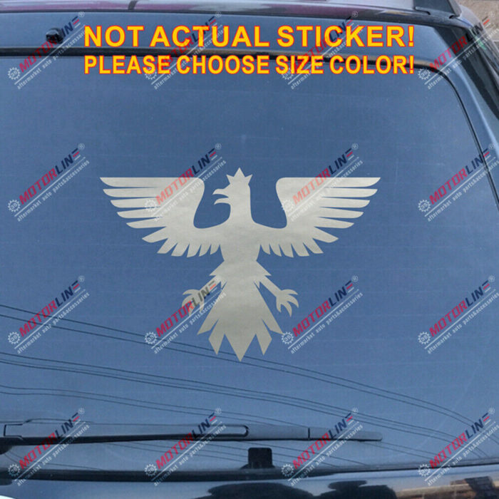 Polish Eagle Poland Coat of Arms Decal Sticker Orzeł Biały Herb Polski Viny c