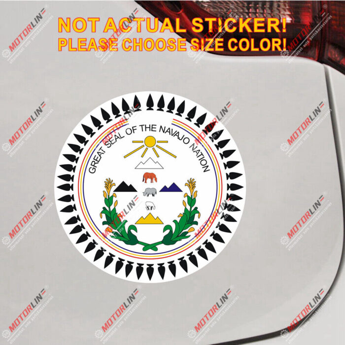 Navajo Nation Seal Decal Sticker Car Vinyl Reflective Glossy