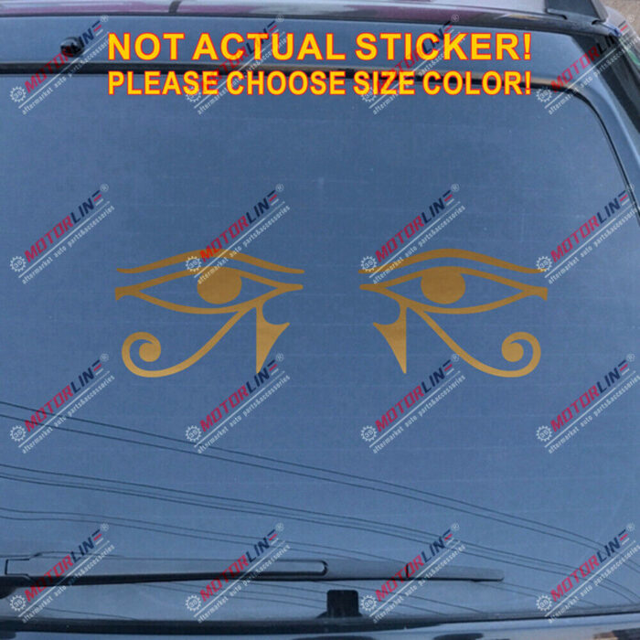 Eye of Horus Egypt Decal Sticker Egyptian Symbol God Car Vinyl pick size color g