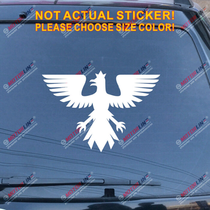 Polish Eagle Poland Coat of Arms Decal Sticker Orzeł Biały Herb Polski Viny c