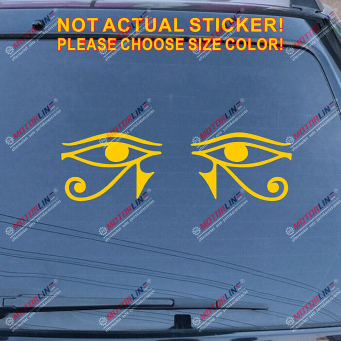Eye of Horus Egypt Decal Sticker Egyptian Symbol God Car Vinyl pick size color g