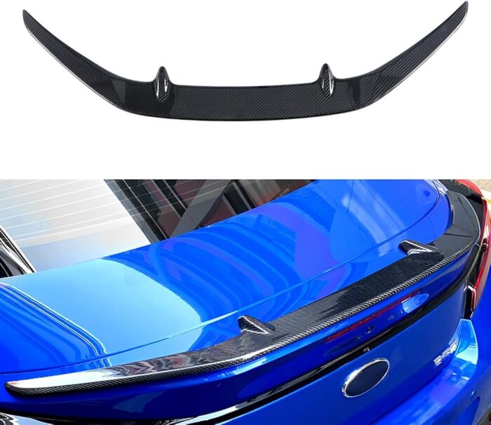 JSWAN Real Carbon Fiber Trunk Wing Spoiler Lip Fit for Subaru BRZ Scion FRS Toyota FT86 Duckbill Trunk Spoiler Wing Rear Spoiler Rear Trail Spoiler Lip High Kick Rear Wing Spoiler