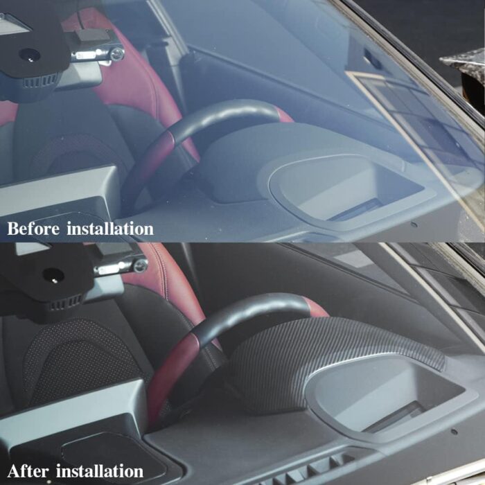 JSWAN Carbon Fiber Center Console Dashboard Panel Cover for Toyota Supra GR A90 A91 MK5 2019-2024 Dash Panel Trim Cover, Console Panel Trim Cover Bezel, Gauges Panel Sticker, Car Interior Accessories
