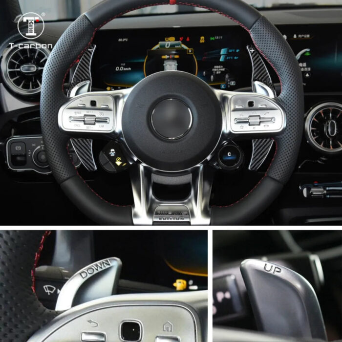 Car Steering Wheel Paddle Shift For Mercedes Benz C43 C53 C63 E43 E53 E63 S43 S53 S63 S65 AMG DSG Shifters Accessories