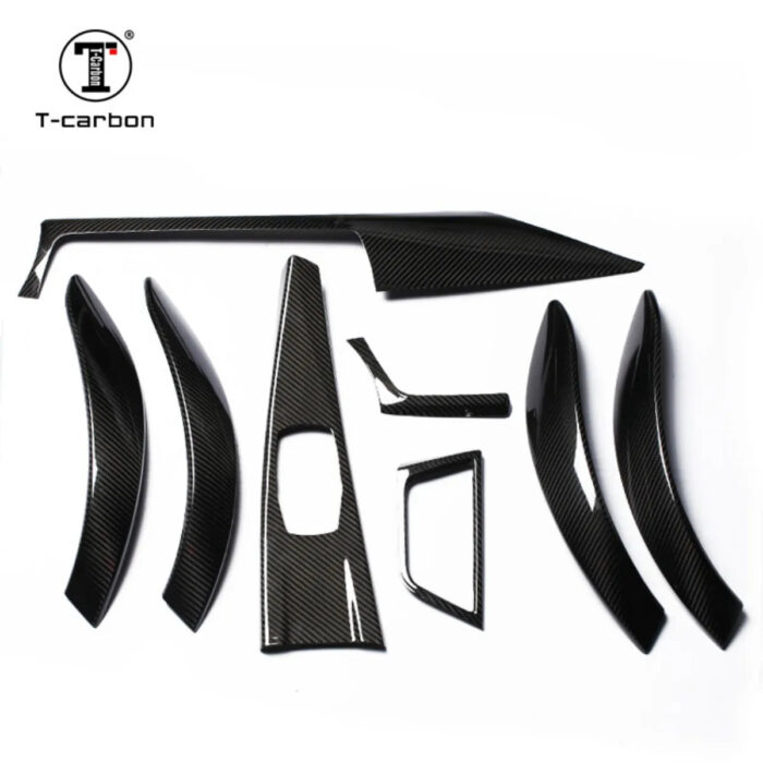 Carbon Fiber 8-piece Patch For BMW T-carbon Car Interior Accessories