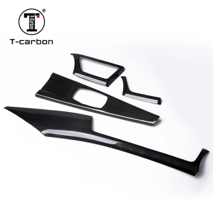 Carbon Fiber 8-piece Patch For BMW T-carbon Car Interior Accessories