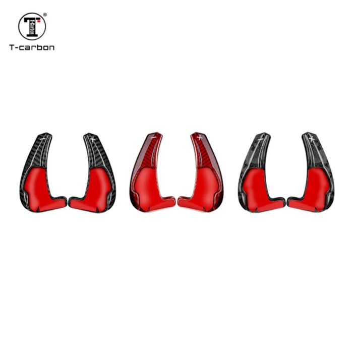 Carbon Fiber Car Steering Wheel Extension Paddle Shifter Fit For New Jeep Dodge Hellcat T-carbon Car Accessories - Image 1