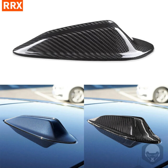 For BMW 3 Series G20/G28 2023+ Roof Antenna Cover Real Carbon Fiber Trim Car Exterior Decoration Refit Accessory