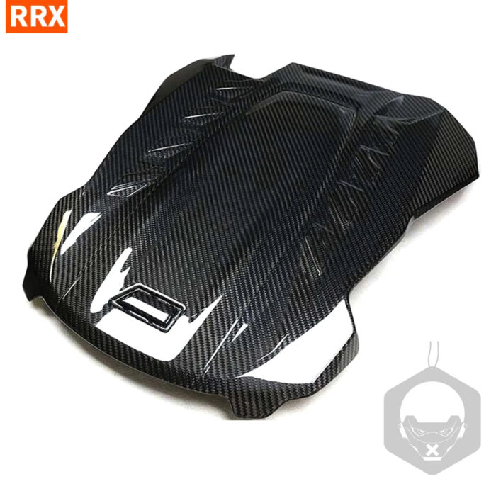 For BMW F95 X5M F96 X6M 2021+ Car Bonnet Engine Hood Trim Cover Real Carbon Fiber Modification Replacement Interior Accessory