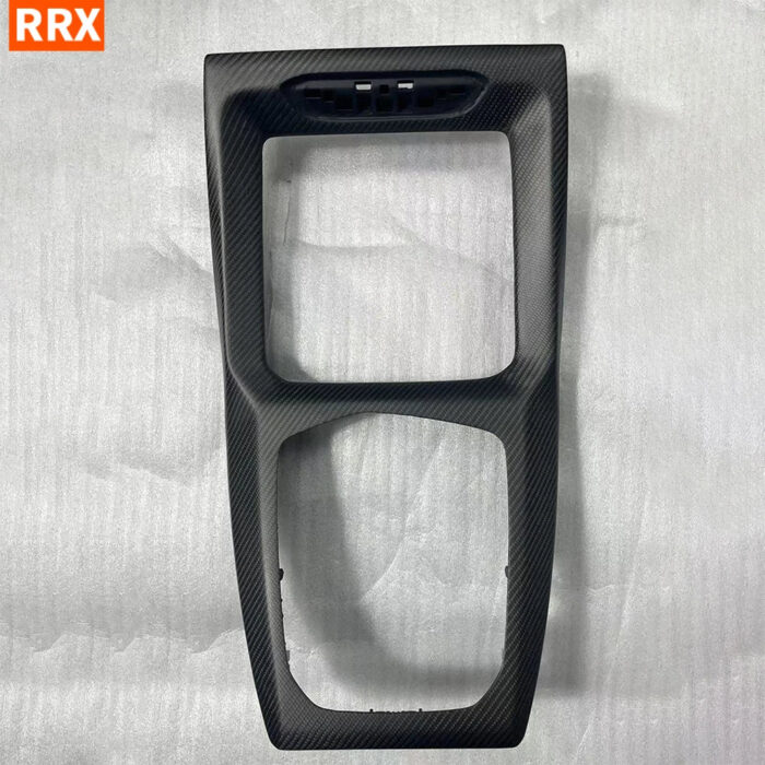 For BMW X3 G01 X4 G02 X3M F97 X4M F98 2021 2022 2023 Center Console Gear Shift Knob Panel Dry Carbon Fiber Cover Car Accessory