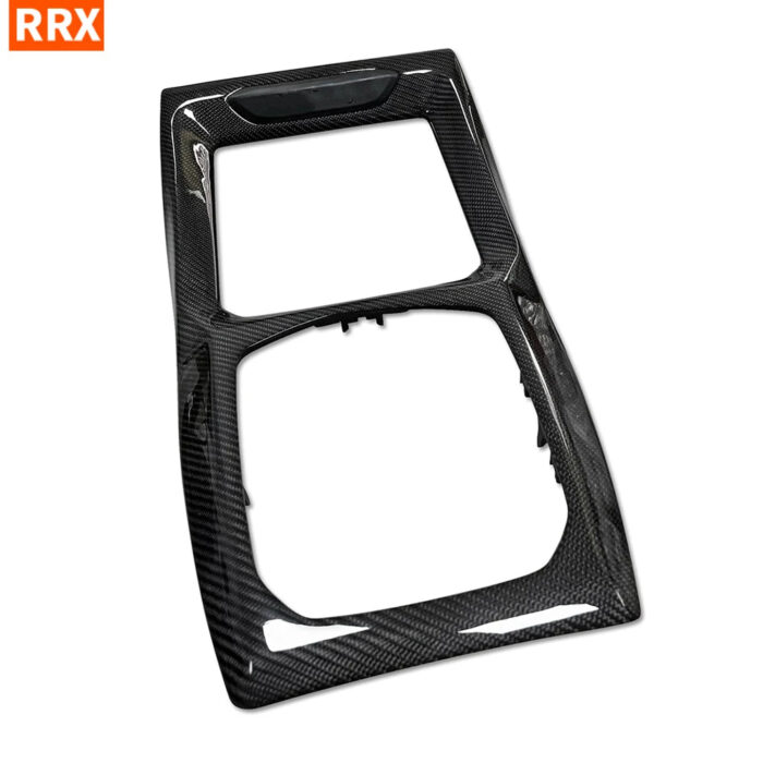 For BMW X3 G01 X4 G02 X3M F97 X4M F98 2021+ Central Control Gear Shift Knob Panel Dry Forged Carbon Fiber Interior Refit - Image 1