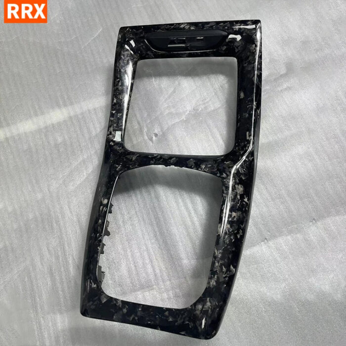 For BMW X3 G01 X4 G02 X3M F97 X4M F98 2022+ Central Control Gear Shift Knob Panel Frame Forged Carbon Fiber Trim Interior Refit