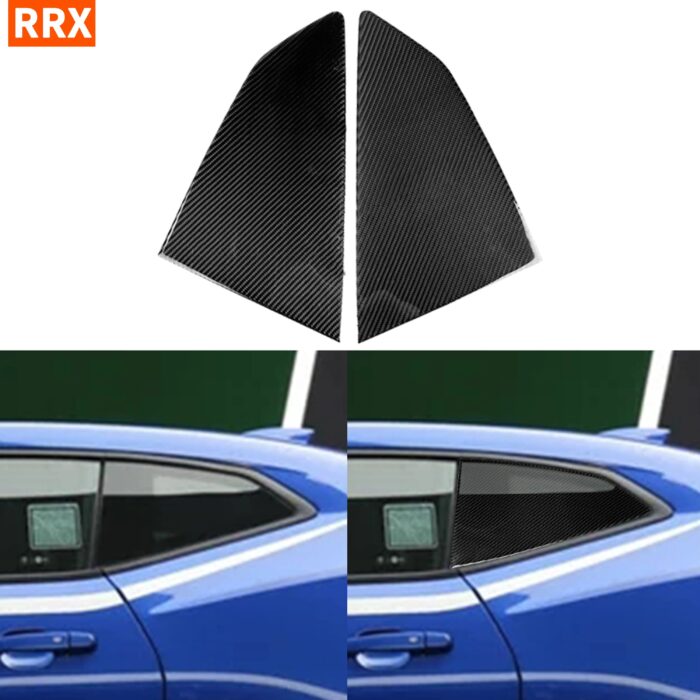 For Chevrolet Camaro 2016 2017 2018 2019 Quarter Window Louvers Spoiler Panel Trim Accessories for Camaro Carbon Fiber Interior