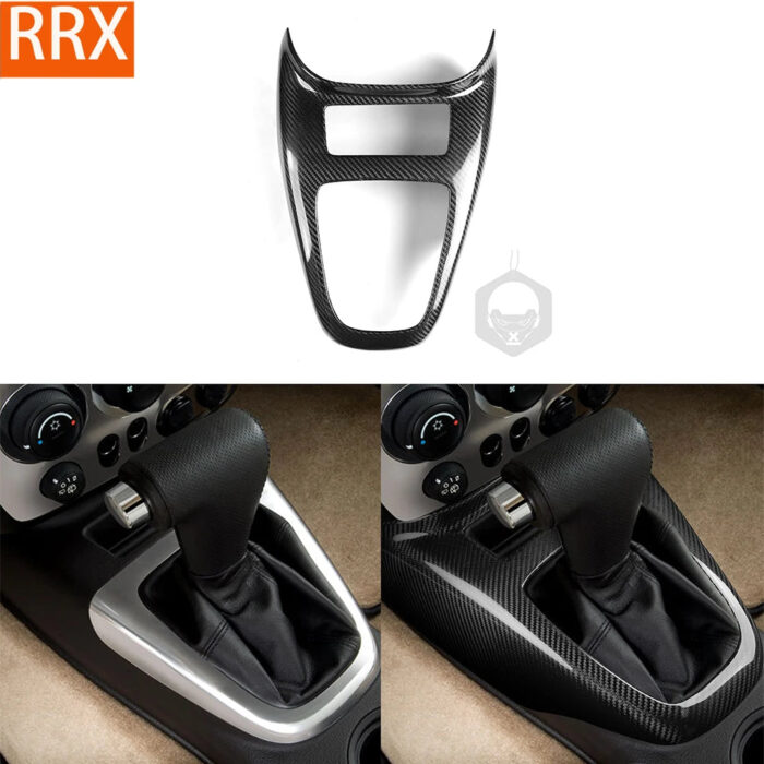 For Hummer H3 2007 2008 2009 2010 Center Gear Shift Gearbox Panel Cover Real Carbon Fiber Hardware Refit Car Interior Accessorie