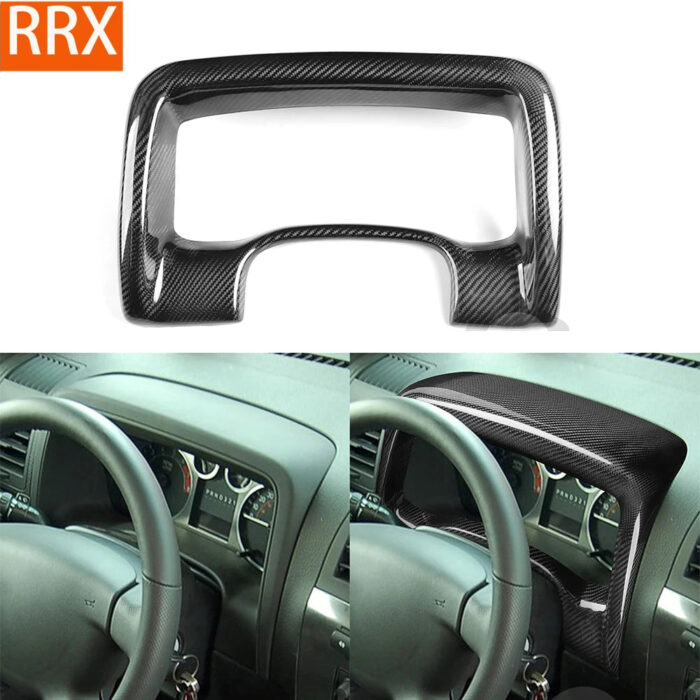 For Hummer H3 2007 2008 2009 2010 Dashboard Speedometer Panel Cover Real Carbon Fiber Hardware Refit Car Interior Accessories