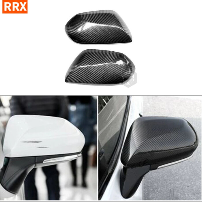 For Toyota Camry 8th Gen 2018+ Car Mirrors Shell Trim RearView Mirror Case Cover Carbon Fiber Exterior Protection Accessories