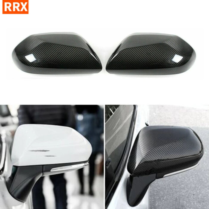 For Toyota Camry 8th Gen 2018+ Mirror Covers Caps RearView Mirror Case Cover Carbon Fiber Car Exterior Protection Accessories