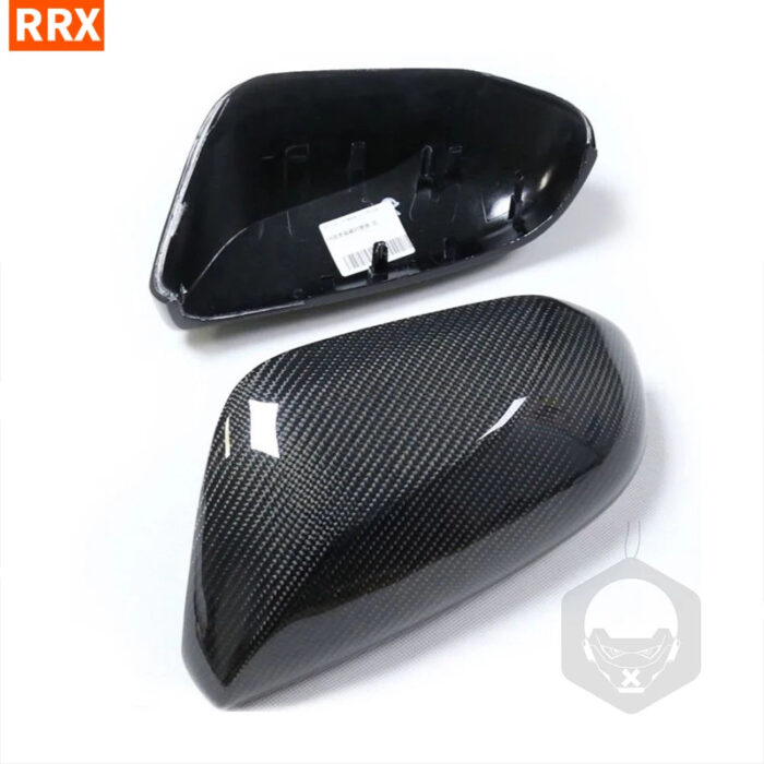 For Toyota Camry 8th Gen 2018+ Real Carbon Fiber Rearview Mirror Housing Cover Caps Trim Car Exterior Modification Accessories