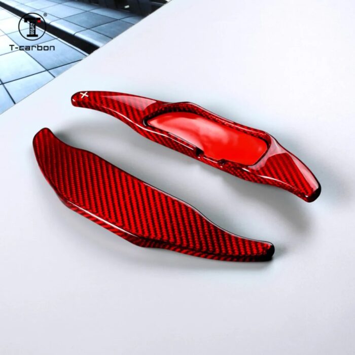 Glass Carbon Fiber Paddle Shift For Mercedes Benz C43 C53 C63 E43 E53 E63 S43 S53 S63 S65 AMG DSG Shifters
