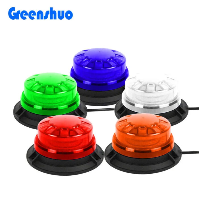 New Led Strobe Light Roof Top Flashing Safety Signal Lamp Warning Lights with Cigarette Lighter Plug - Image 1