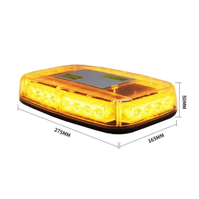 Wholesale Car Roof Top Led Warning Light Short Row Ceiling Strobe Lights With Magnetic Mount